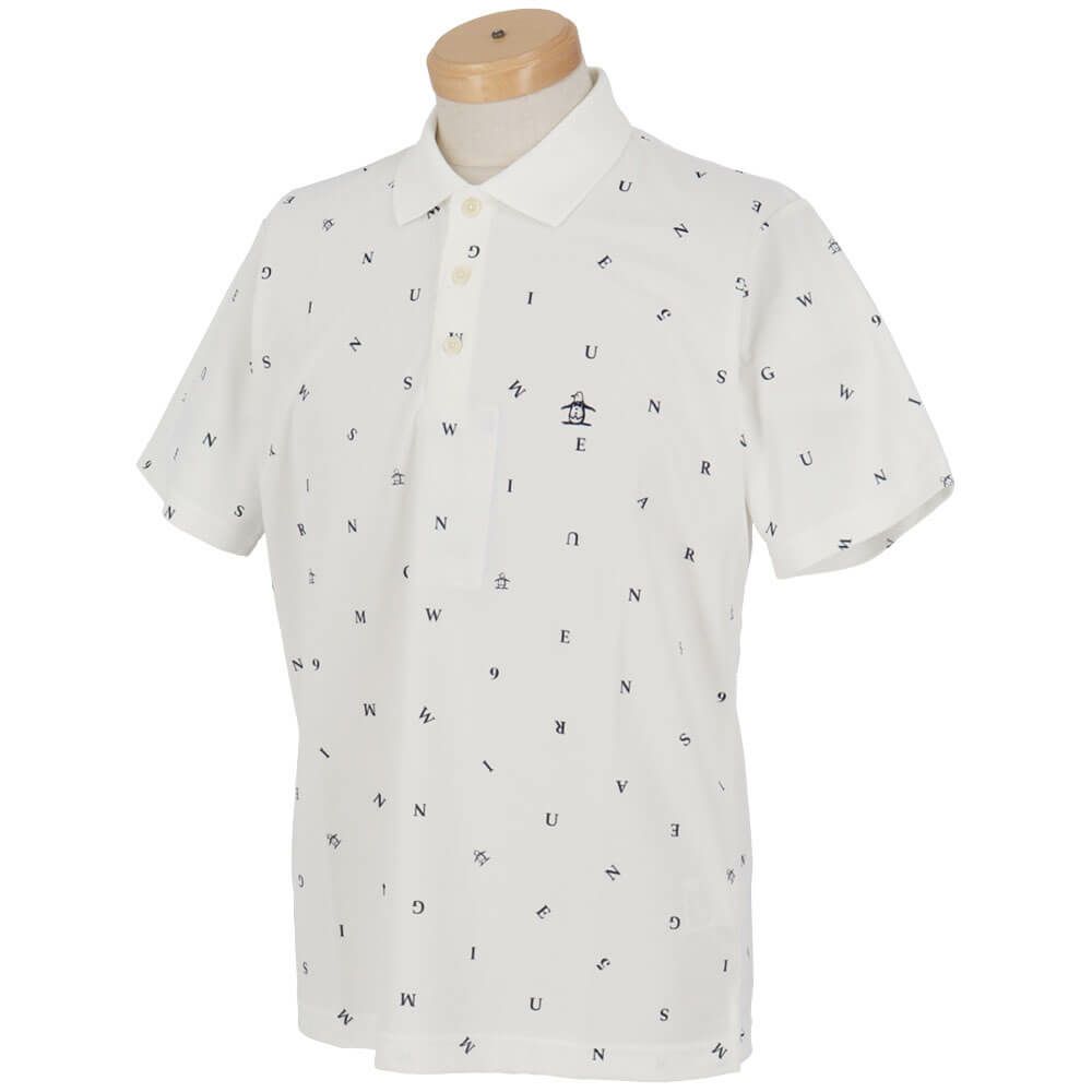 マンシングウェア Munsingwear　メンズ 飛び柄プリント 半袖 ポロシャツ MG5SHS87M　2025年モデル 詳細7