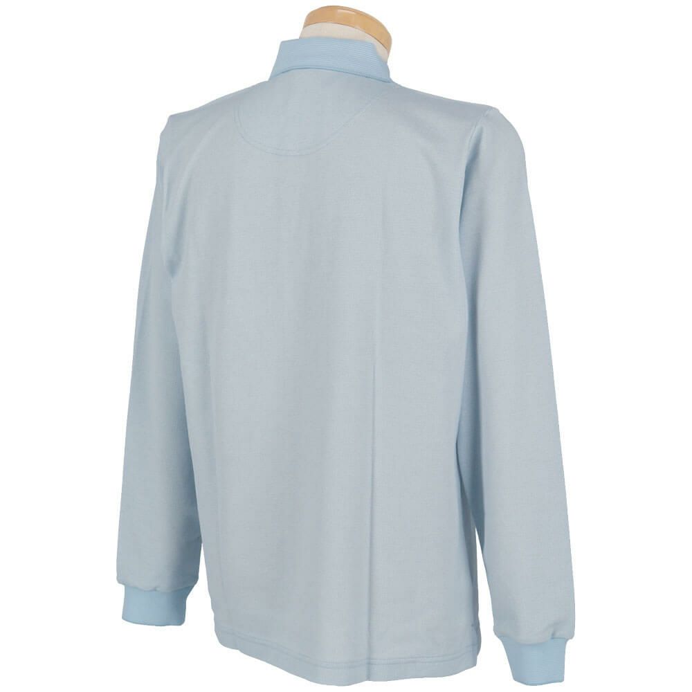 マンシングウェア Munsingwear　メンズ ドット鹿の子 長袖 ポロシャツ MG5SLS82M　2025年モデル 詳細6