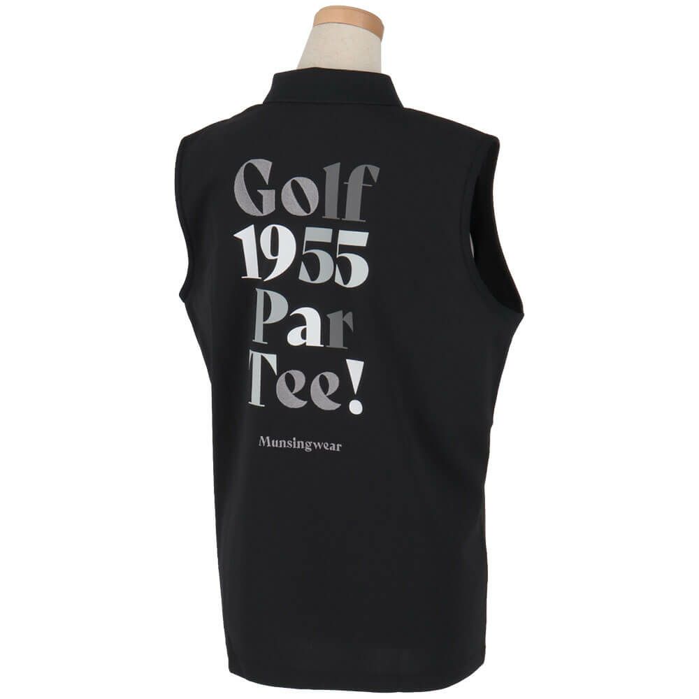 マンシングウェア Munsingwear　レディース 鹿の子 ノースリーブ ポロシャツ MG5SHS57L　2025年モデル 詳細2