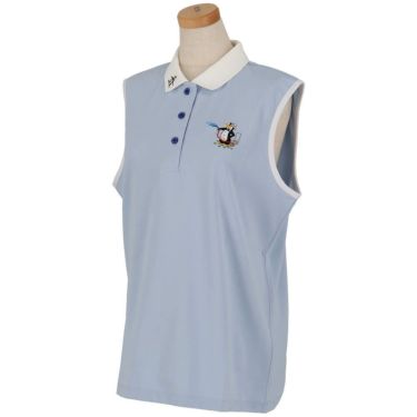 マンシングウェア Munsingwear　レディース 鹿の子 ノースリーブ ポロシャツ MG5SHS57L　2025年モデル 詳細5