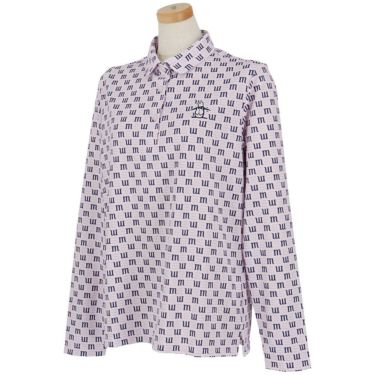 マンシングウェア Munsingwear　レディース ロゴプリント 長袖 ポロシャツ MG5SLS24L　2025年モデル 詳細3