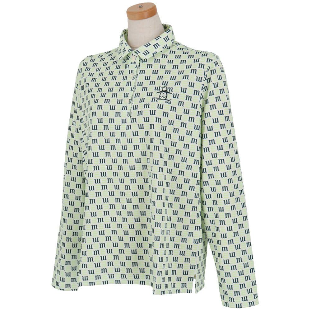 マンシングウェア Munsingwear　レディース ロゴプリント 長袖 ポロシャツ MG5SLS24L　2025年モデル 詳細7