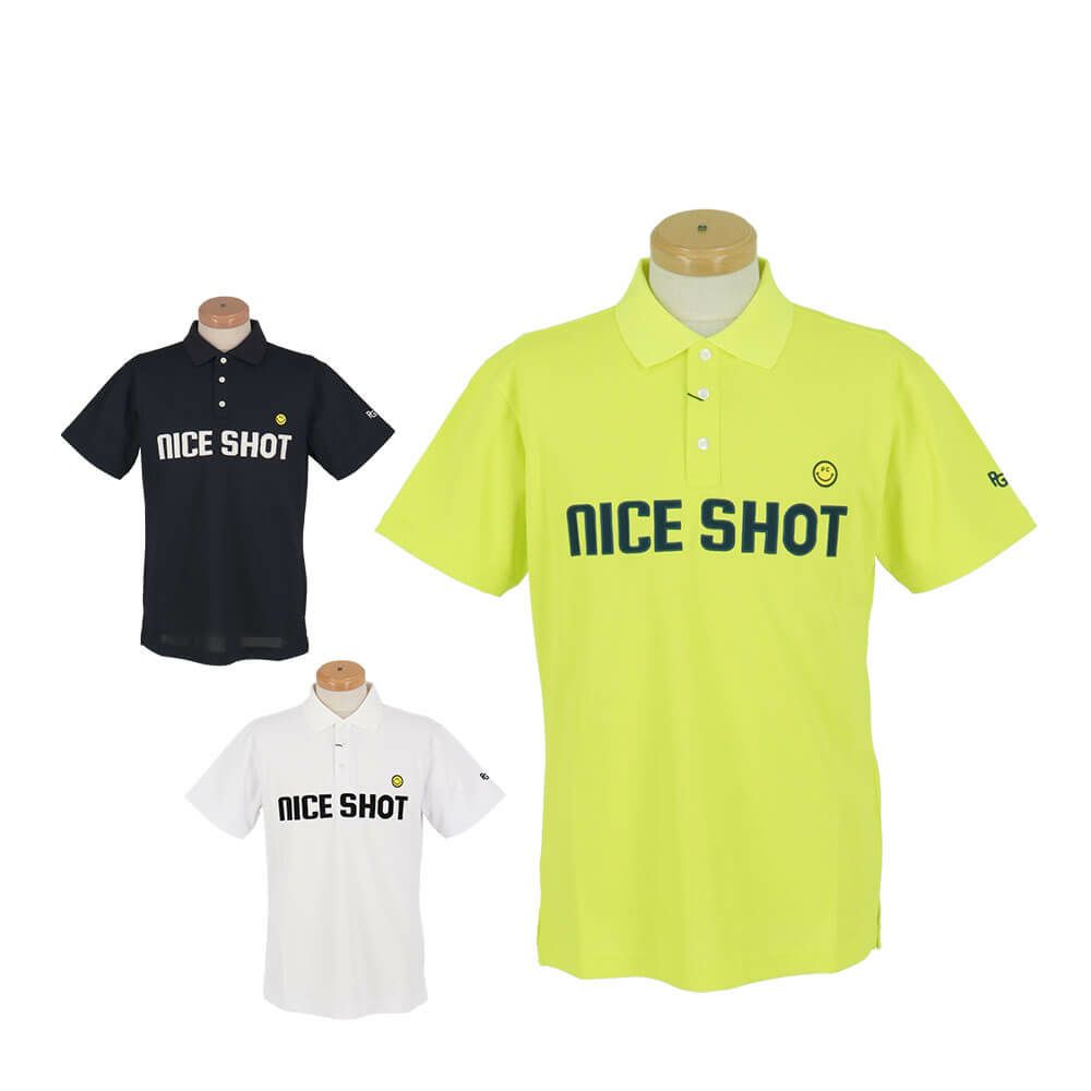 パーリーゲイツ PEARLY GATES　メンズ ポリエステルメッシュ 半袖 ポロシャツ 053-5160311　2025年モデル