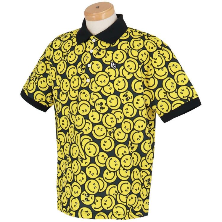 パーリーゲイツ PEARLY GATES メンズ バナナPG SMILE柄 ジャージ 半袖