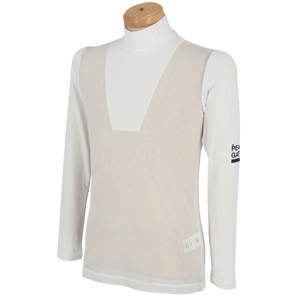 パーリーゲイツ PEARLY GATES　メンズ E/ハイマルチFDベア天竺 ハイネック 長袖 インナーシャツ 053-5166403　2025年モデル 詳細4