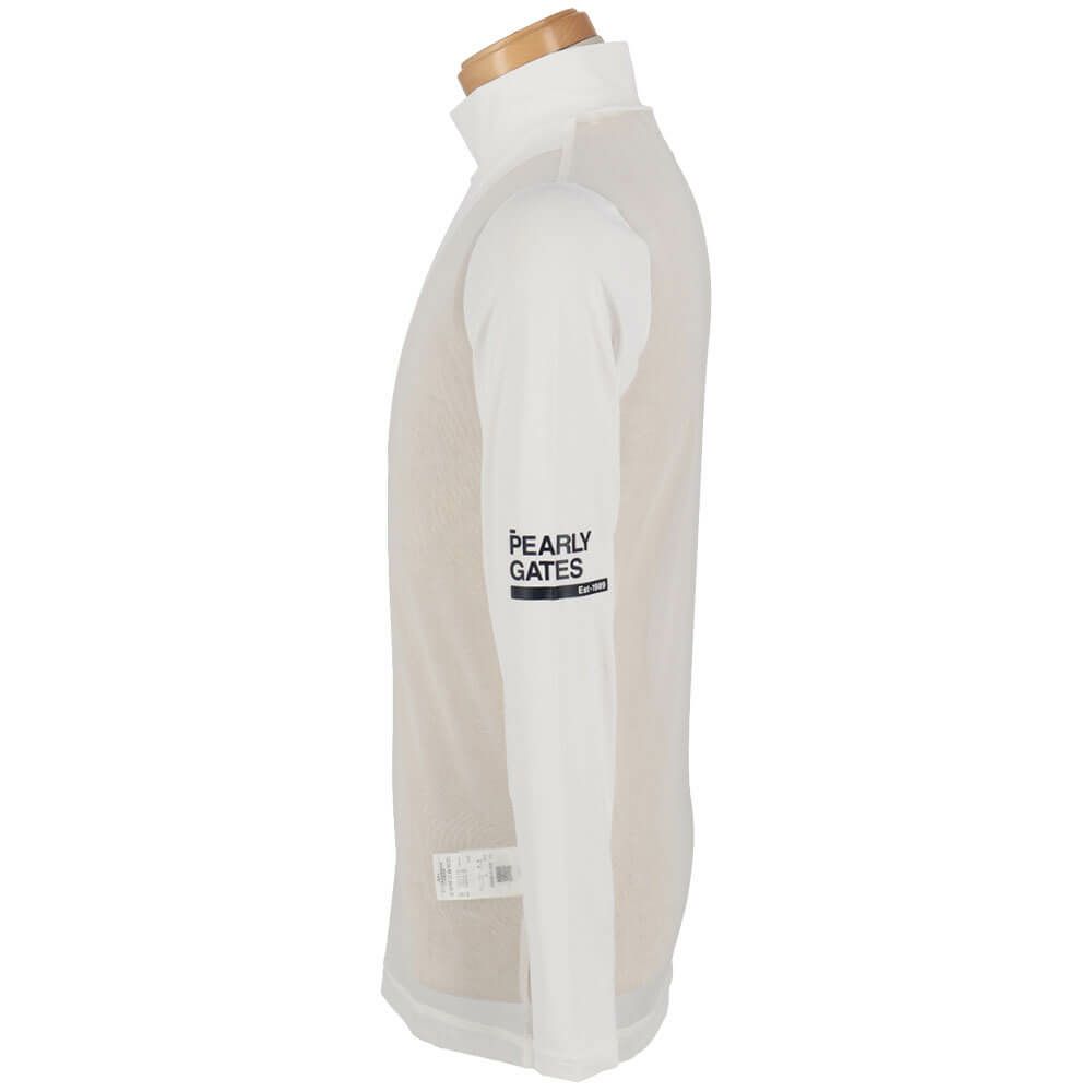 パーリーゲイツ PEARLY GATES　メンズ E/ハイマルチFDベア天竺 ハイネック 長袖 インナーシャツ 053-5166403　2025年モデル 詳細5