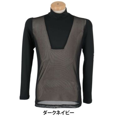 パーリーゲイツ PEARLY GATES　メンズ E/ハイマルチFDベア天竺 ハイネック 長袖 インナーシャツ 053-5166403　2025年モデル 詳細6