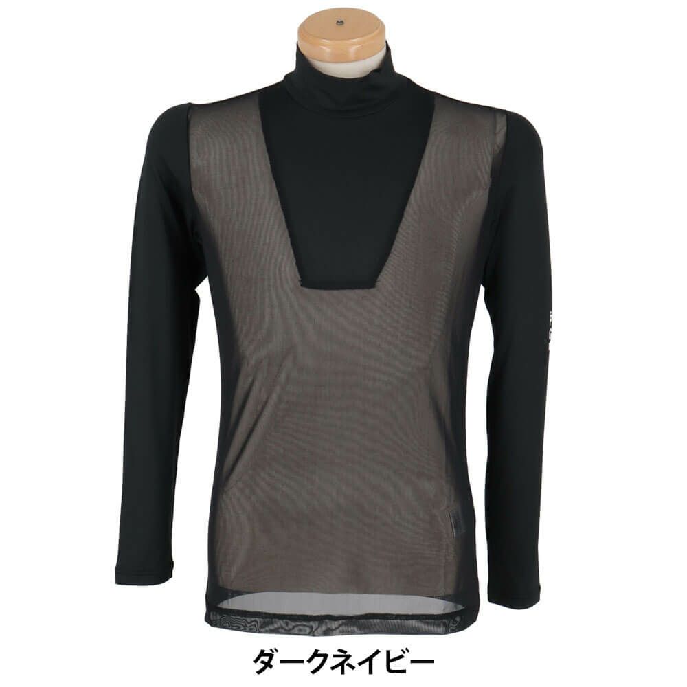 パーリーゲイツ PEARLY GATES　メンズ E/ハイマルチFDベア天竺 ハイネック 長袖 インナーシャツ 053-5166403　2025年モデル 詳細6