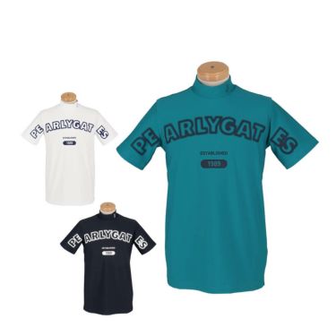 パーリーゲイツ PEARLY GATES　メンズ 4WAYリップル 半袖 ハイネックシャツ 053-5167201　2025年モデル
