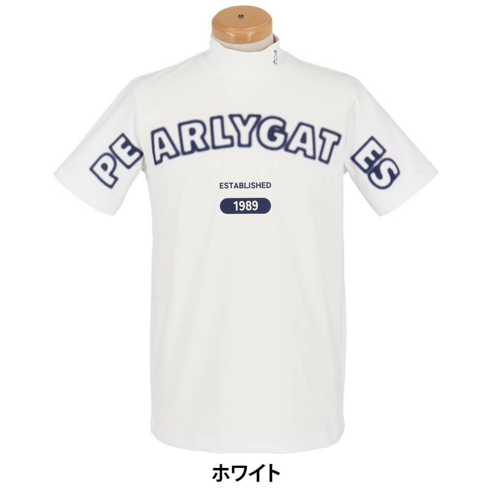 パーリーゲイツ PEARLY GATES　メンズ 4WAYリップル 半袖 ハイネックシャツ 053-5167201　2025年モデル 詳細2
