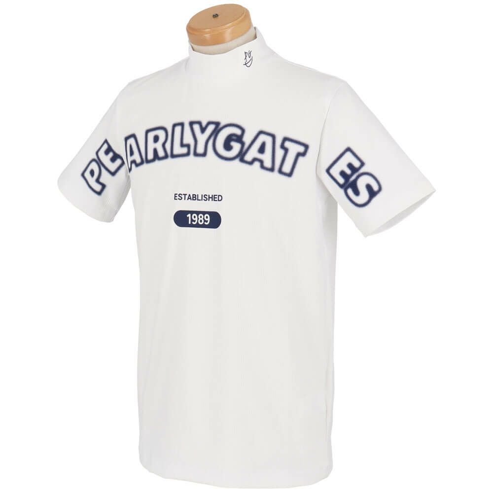 パーリーゲイツ PEARLY GATES　メンズ 4WAYリップル 半袖 ハイネックシャツ 053-5167201　2025年モデル 詳細4