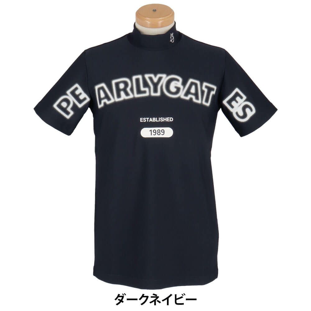 パーリーゲイツ PEARLY GATES　メンズ 4WAYリップル 半袖 ハイネックシャツ 053-5167201　2025年モデル 詳細5