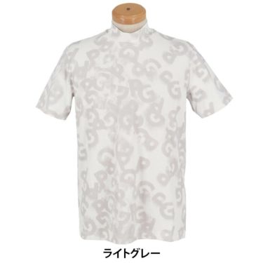 パーリーゲイツ PEARLY GATES　メンズ PGロゴデニム柄 Peストレッチ 半袖 ハイネックシャツ 053-5167403　2025年モデル 詳細2