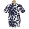 パーリーゲイツ PEARLY GATES　メンズ PGロゴデニム柄 Peストレッチ 半袖 ハイネックシャツ 053-5167403　2025年モデル 詳細8