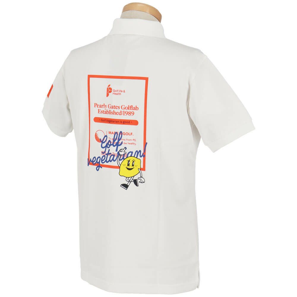 パーリーゲイツ PEARLY GATES　メンズ Primeflex 吸湿性メッシュ半袖 ポロシャツ 053-5160501　2025年モデル 詳細3