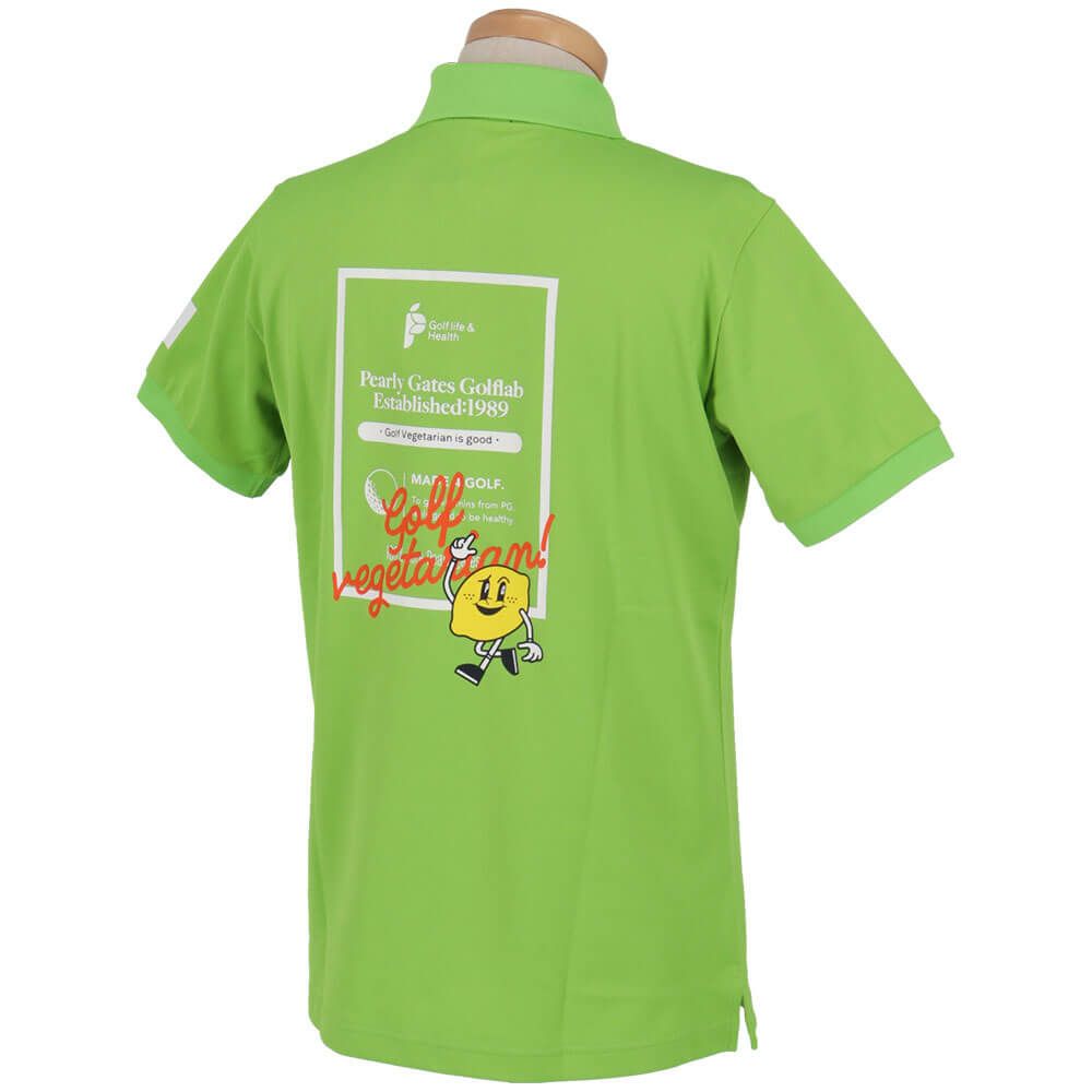 パーリーゲイツ PEARLY GATES　メンズ Primeflex 吸湿性メッシュ半袖 ポロシャツ 053-5160501　2025年モデル 詳細12