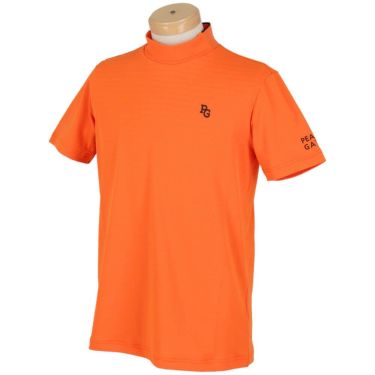 パーリーゲイツ PEARLY GATES　メンズ 地柄 鹿の子 ボーダー 半袖 モックネックシャツ 053-5167501　2025年モデル 詳細10