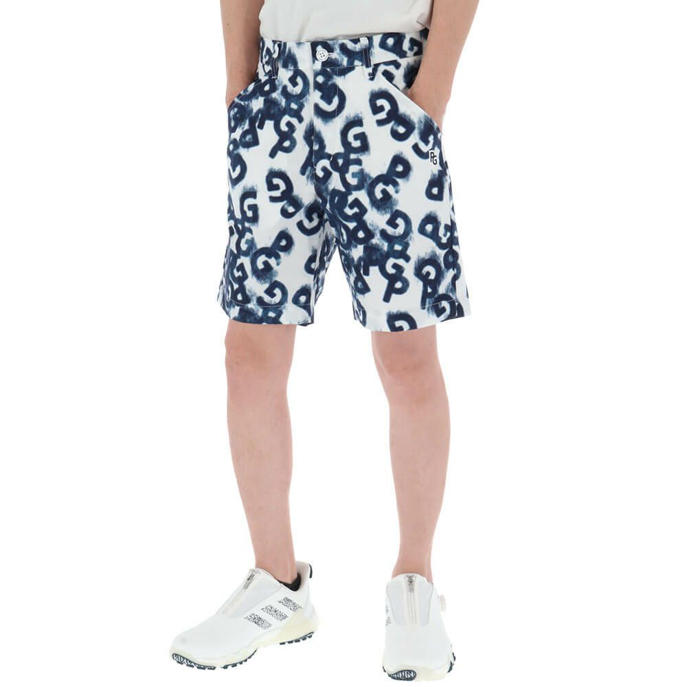 パーリーゲイツ PEARLY GATES　メンズ ロゴデニムプリント TEXBRID 二重織裏使い ショートパンツ 053-5132405　2025年モデル 詳細4