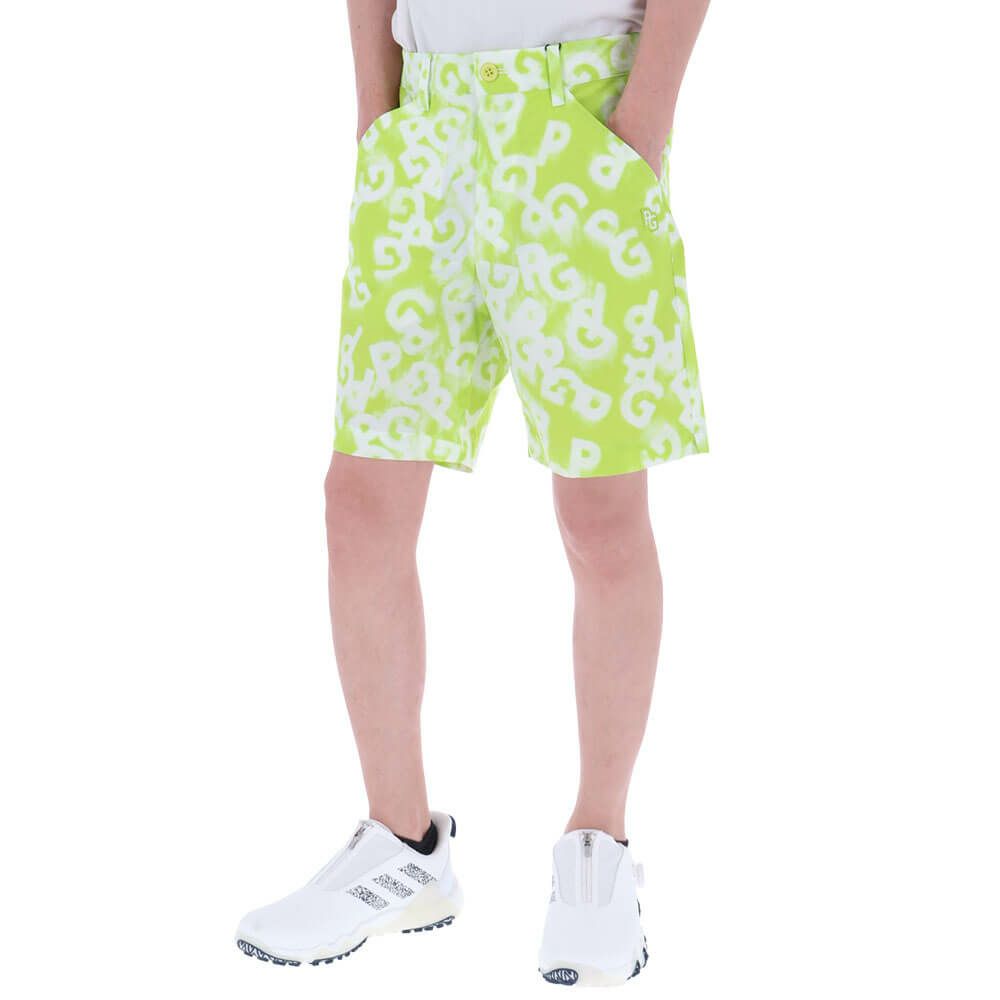 パーリーゲイツ PEARLY GATES　メンズ ロゴデニムプリント TEXBRID 二重織裏使い ショートパンツ 053-5132405　2025年モデル 詳細7