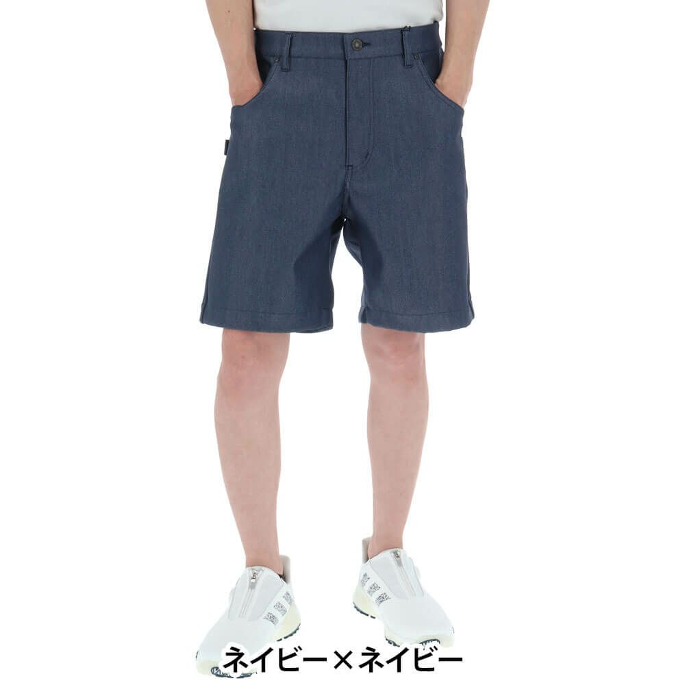 パーリーゲイツ PEARLY GATES　メンズ オックスダンボールニット×リサイクルPeストレッチデニム 5ポケット ショートパンツ 053-5132407　2025年モデル 詳細6