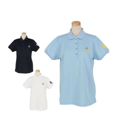 パーリーゲイツ PEARLY GATES　レディース ストレッチカノコ 半袖 ポロシャツ 055-5160304　2025年モデル