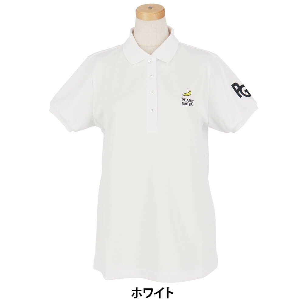 パーリーゲイツ PEARLY GATES　レディース ストレッチカノコ 半袖 ポロシャツ 055-5160304　2025年モデル 詳細2