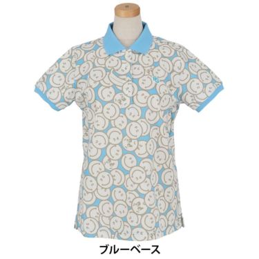 パーリーゲイツ PEARLY GATES　レディース バナナPG SMILE柄 ジャージ 半袖 ポロシャツ 055-5160416　2025年モデル 詳細8