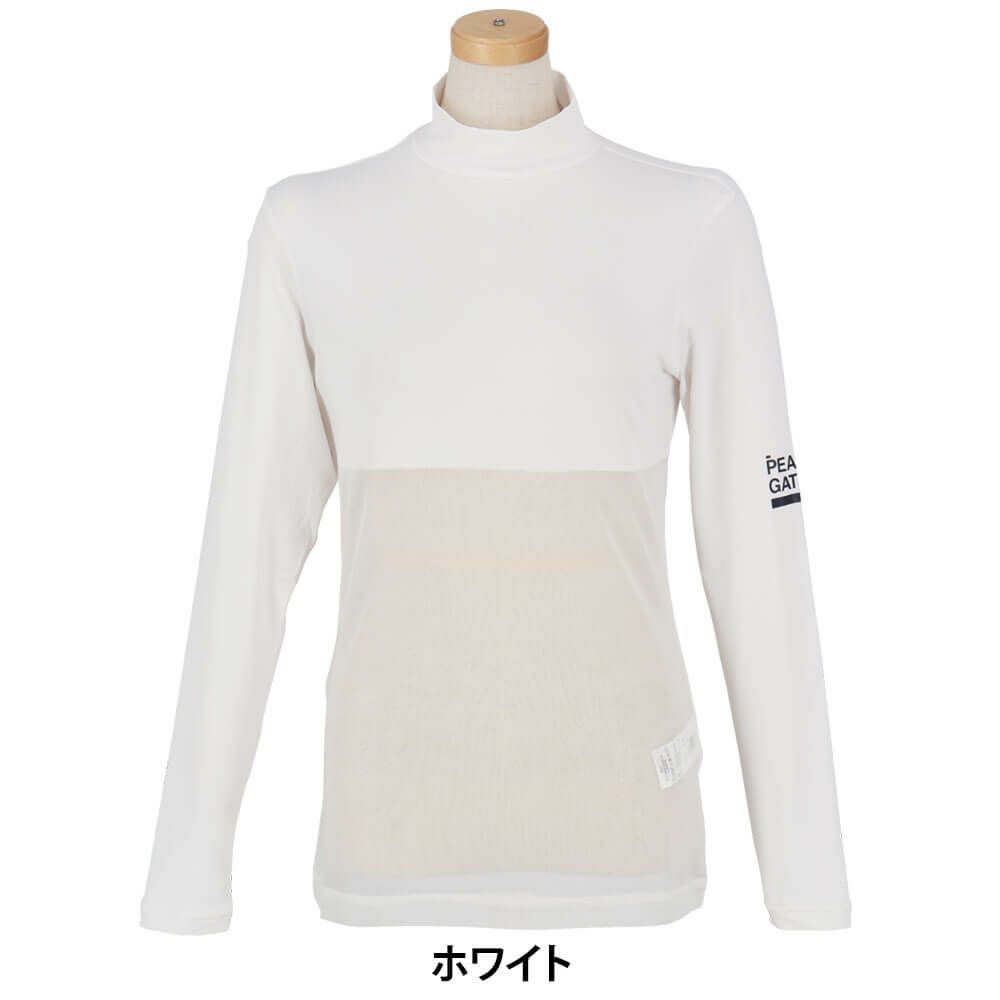 パーリーゲイツ PEARLY GATES　レディース E/ハイマルチFDベア天竺 ハイネック 長袖 インナーシャツ 055-5166404　2025年モデル 詳細2