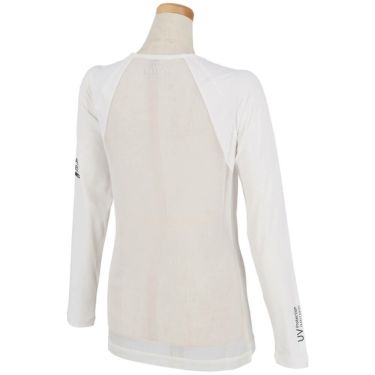 パーリーゲイツ PEARLY GATES　レディース E/ハイマルチFDベア天竺 Uネック 長袖 インナーシャツ 055-5166406　2025年モデル 詳細3