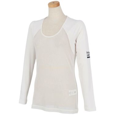 パーリーゲイツ PEARLY GATES　レディース E/ハイマルチFDベア天竺 Uネック 長袖 インナーシャツ 055-5166406　2025年モデル 詳細4