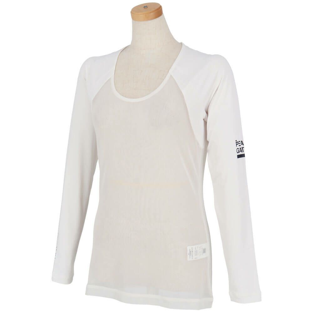 パーリーゲイツ PEARLY GATES　レディース E/ハイマルチFDベア天竺 Uネック 長袖 インナーシャツ 055-5166406　2025年モデル 詳細4