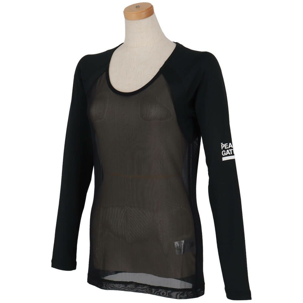 パーリーゲイツ PEARLY GATES　レディース E/ハイマルチFDベア天竺 Uネック 長袖 インナーシャツ 055-5166406　2025年モデル 詳細8