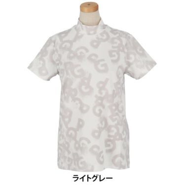 パーリーゲイツ PEARLY GATES　レディース PGロゴデニム柄 Peストレッチ 半袖 ハイネックシャツ 055-5167404　2025年モデル 詳細2