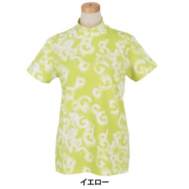 パーリーゲイツ PEARLY GATES　レディース PGロゴデニム柄 Peストレッチ 半袖 ハイネックシャツ 055-5167404　2025年モデル 詳細5