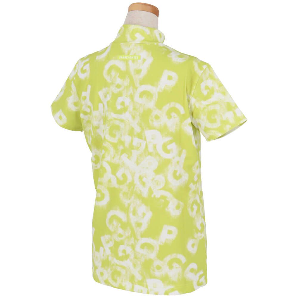 パーリーゲイツ PEARLY GATES　レディース PGロゴデニム柄 Peストレッチ 半袖 ハイネックシャツ 055-5167404　2025年モデル 詳細6