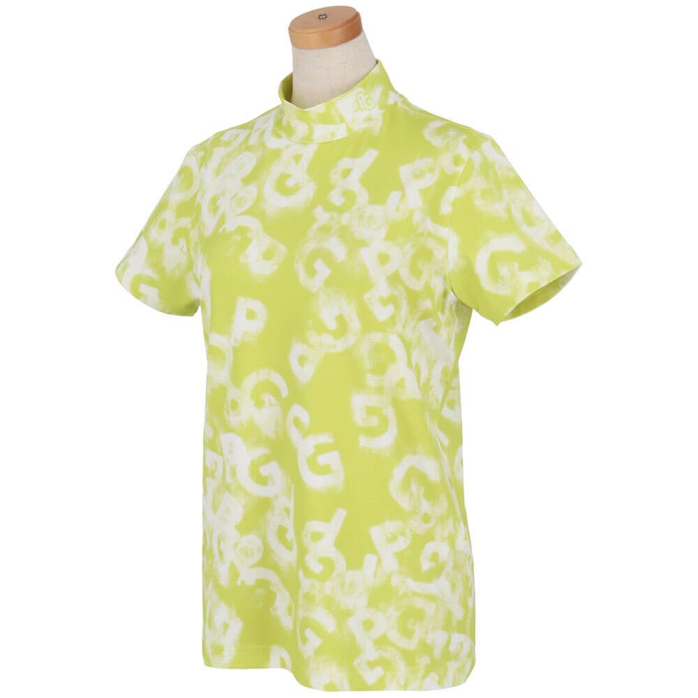 パーリーゲイツ PEARLY GATES　レディース PGロゴデニム柄 Peストレッチ 半袖 ハイネックシャツ 055-5167404　2025年モデル 詳細7