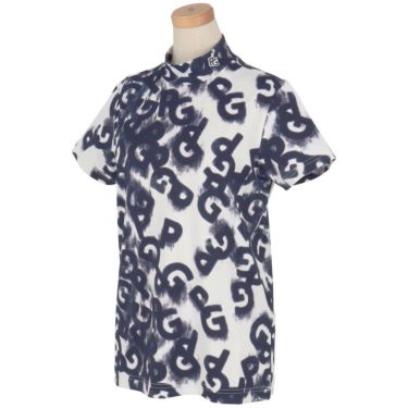 パーリーゲイツ PEARLY GATES　レディース PGロゴデニム柄 Peストレッチ 半袖 ハイネックシャツ 055-5167404　2025年モデル 詳細10