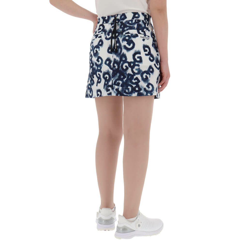 パーリーゲイツ PEARLY GATES　レディース ロゴデニムプリント TEXBRID 二重織裏使い スカート 055-5134406　2025年モデル 詳細7