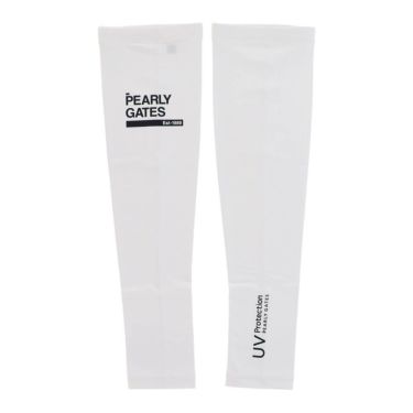 パーリーゲイツ PEARLY GATES　メンズ N/ベア天竺リップ アームカバー 053-5183401 030 ホワイト ホワイト