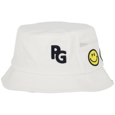 パーリーゲイツ PEARLY GATES　ポケット付き UV ハット 053-5187405 030 ホワイト　2025年モデル ホワイト 詳細3