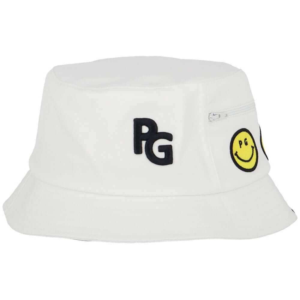 パーリーゲイツ PEARLY GATES　ポケット付き UV ハット 053-5187405 030 ホワイト　2025年モデル ホワイト 詳細3