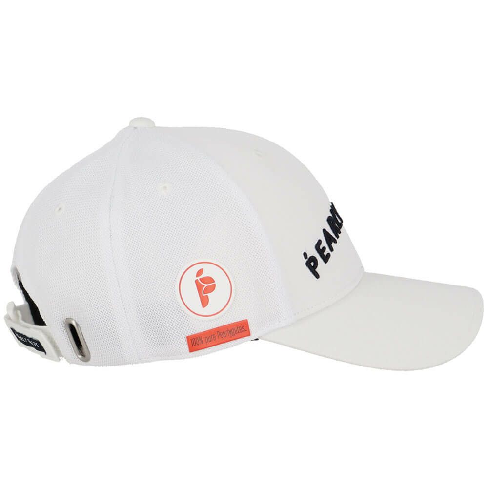 パーリーゲイツ PEARLY GATES　Bioネーム リサイクルツイル キャップ 053-5187501 030 ホワイト　2025年モデル ホワイト 詳細4