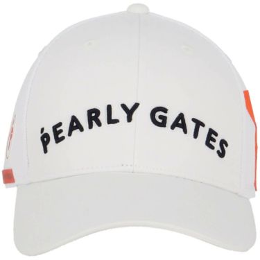 パーリーゲイツ PEARLY GATES　Bioネーム リサイクルツイル キャップ 053-5187501 030 ホワイト　2025年モデル ホワイト 詳細5