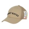 パーリーゲイツ PEARLY GATES　Bioネーム リサイクルツイル キャップ 053-5187501 040 ベージュ　2025年モデル