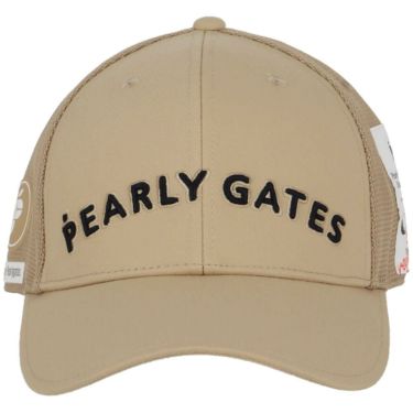 パーリーゲイツ PEARLY GATES　Bioネーム リサイクルツイル キャップ 053-5187501 040 ベージュ　2025年モデル ベージュ 詳細5