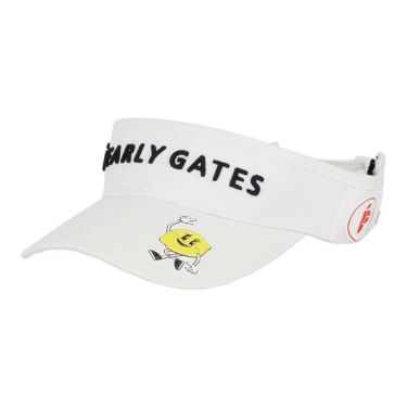 パーリーゲイツ PEARLY GATES　Bioネーム リサイクルツイル バイザー 053-5187502 030 ホワイト　2025年モデル ホワイト