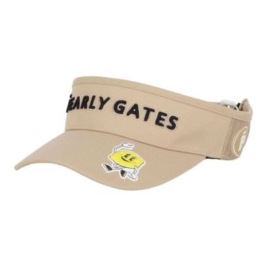 パーリーゲイツ PEARLY GATES　Bioネーム リサイクルツイル バイザー 053-5187502 040 ベージュ　2025年モデル ベージュ