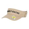 パーリーゲイツ PEARLY GATES　Bioネーム リサイクルツイル バイザー 053-5187502 040 ベージュ　2025年モデル ベージュ