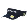 パーリーゲイツ PEARLY GATES　Bioネーム リサイクルツイル バイザー 053-5187502 120 ネイビー　2025年モデル ネイビー