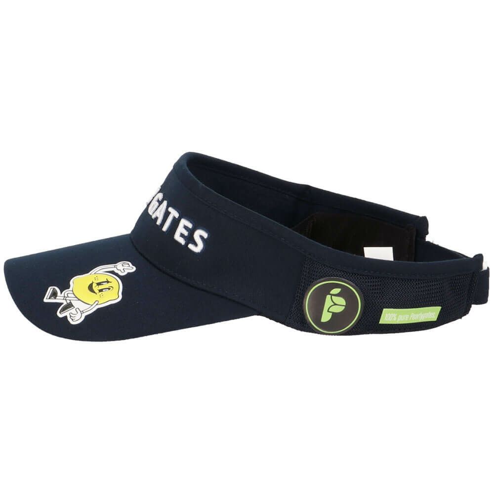 パーリーゲイツ PEARLY GATES　Bioネーム リサイクルツイル バイザー 053-5187502 120 ネイビー　2025年モデル ネイビー 詳細3